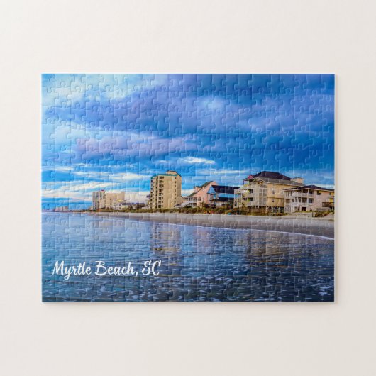 Myrtle Beach, South Carolina Ocean Beach View Puzzle (Horizontal)