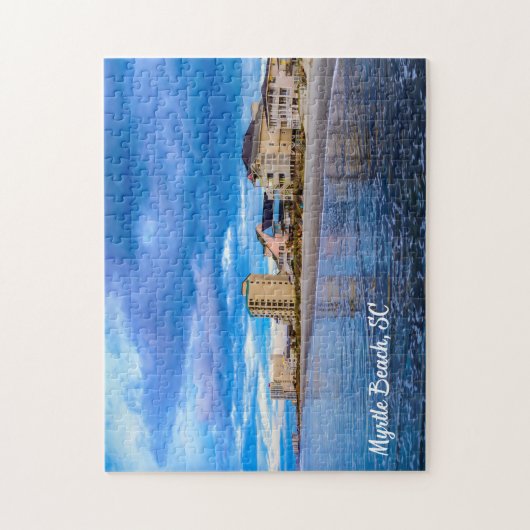 Myrtle Beach, South Carolina Ocean Beach View Puzzle (Vertikal)