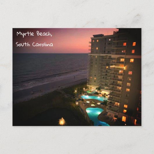 Myrtle Beach South Carolina Ocean Postcard Postkarte (Vorderseite)