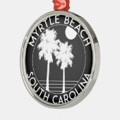 Myrtle Beach South Carolina Ornament Aus Metall (Links)