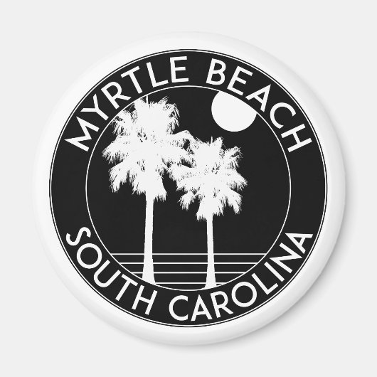 Myrtle Beach South Carolina Palms Magnet (Vorne)