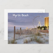 Myrtle Beach South Carolina Postcard Ozean Postkarte (Vorne/Hinten)