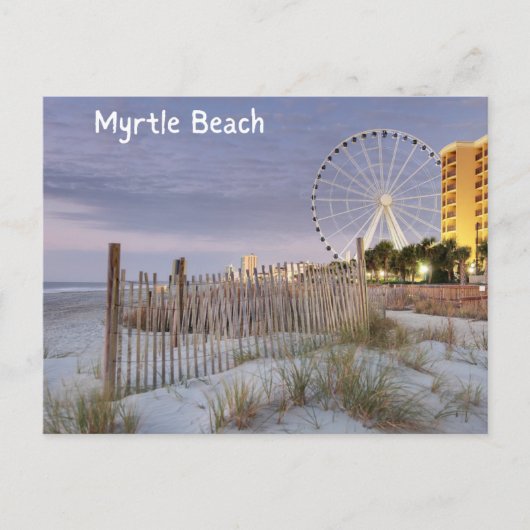 Myrtle Beach South Carolina Postcard Ozean Postkarte (Vorderseite)