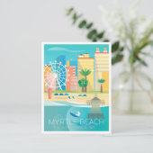 Myrtle Beach, South Carolina Postcard Postkarte (Stehend Vorderseite)