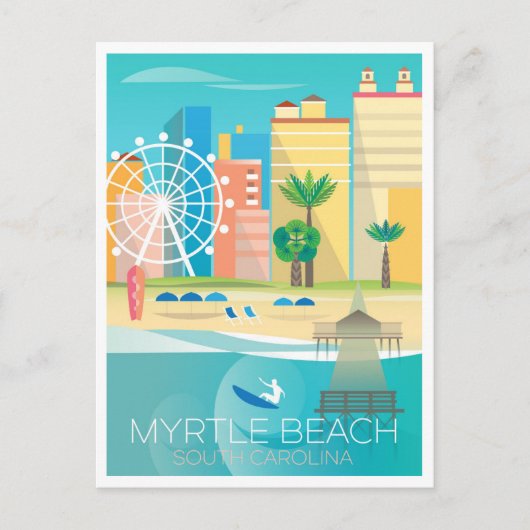 Myrtle Beach, South Carolina Postcard Postkarte (Vorderseite)