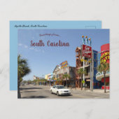 Myrtle Beach South Carolina Postkarte (Vorne/Hinten)