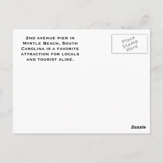 Myrtle Beach South Carolina Postkarte (Rückseite)