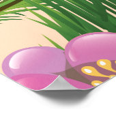 Myrtle Beach South Carolina Reiseplakat Poster (Ecke)