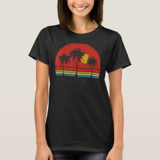 Myrtle Beach South Carolina SC Surfer Retro Sunset T-Shirt