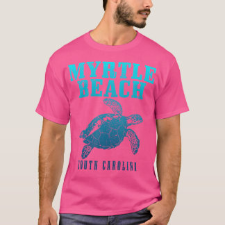 Myrtle Beach South Carolina Sea Turtle Surfer Scub T-Shirt