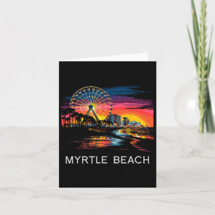 Myrtle Beach South Carolina Shirt Skywheel Ocean R Karte