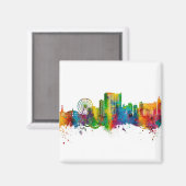 Myrtle Beach South Carolina Skyline Magnet (Vorderseite/Rückseite)