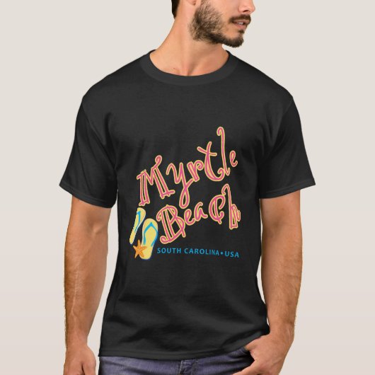 Myrtle Beach South Carolina Souvenir T-Shirt (Vorderseite)