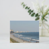 Myrtle Beach South Carolina Strand Postkarte (Stehend Vorderseite)