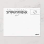 Myrtle Beach South Carolina Strand Postkarte (Rückseite)