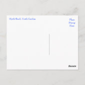 Myrtle Beach South Carolina Sunrise Postcard Postkarte (Rückseite)