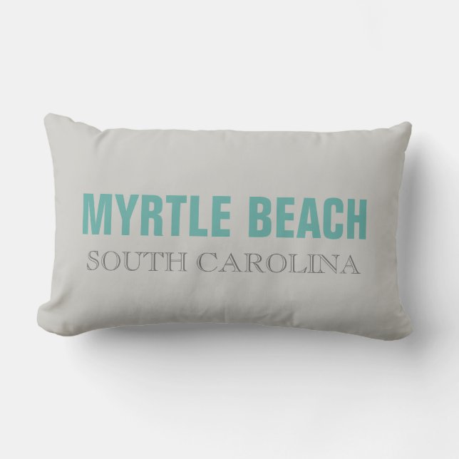 Myrtle Beach South Carolina Throw Kissen (Vorderseite)