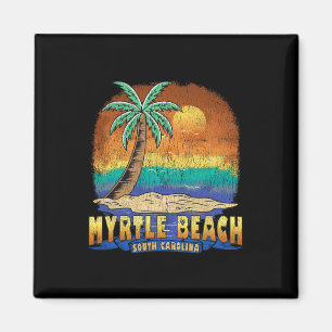 Myrtle Beach South Carolina Vintag Distressed Sou Magnet