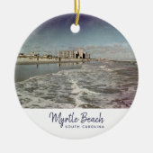 Myrtle Beach South Carolina Vintag Keramik Ornament (Vorne)
