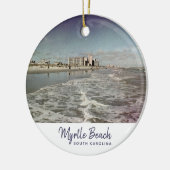 Myrtle Beach South Carolina Vintag Keramik Ornament (Links)
