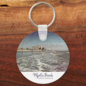 Myrtle Beach South Carolina Vintag Schlüsselanhänger (Vorderseite)