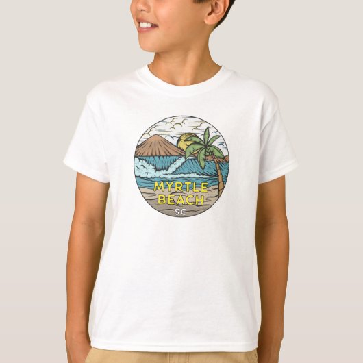 Myrtle Beach South Carolina Vintag T-Shirt (Vorderseite)