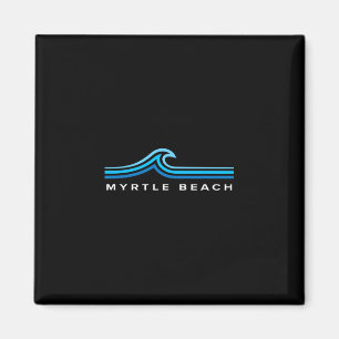 Myrtle Beach South Carolina Wellen Herren Damen Ju Magnet
