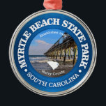 Myrtle Beach SP Ornament Aus Metall<br><div class="desc">Myrtle Beach Staat Park,  South Carolina.</div>