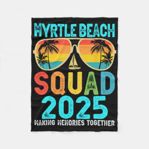 Myrtle Beach Squad 2025 Familien-Ma Fleecedecke