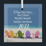 Myrtle BEACH SÜD SC STRAND LOVER GIFT ORNANANATION Ornament Aus Glas<br><div class="desc">Adorable Ornament,  dass Sie auf Ihre eigene Art und Weise personalisieren können! DER STRAND LIEBT GIFT... . Ornament für die besonderen Menschen in Ihrem Leben! GROSSES GESCHENK</div>