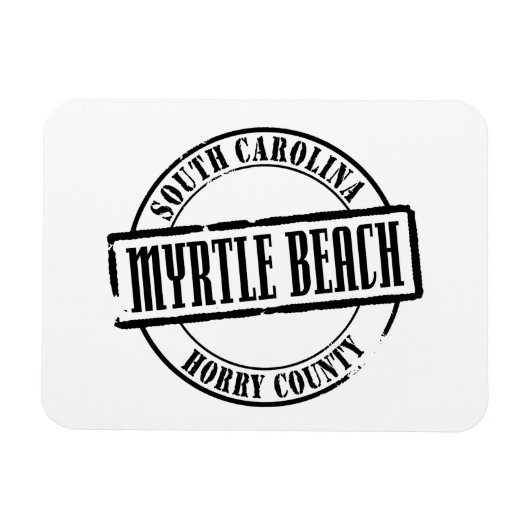 Myrtle Beach Titel Magnet (Horizontal)