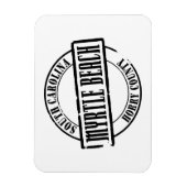 Myrtle Beach Titel Magnet (Vertikal)