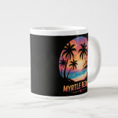 Myrtle Beach Urlaub Surfer Jumbo-Tasse (Vorderseite Rechts)