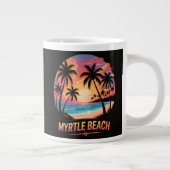 Myrtle Beach Urlaub Surfer Jumbo-Tasse (Rechts)