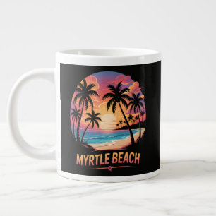 Myrtle Beach Urlaub Surfer Jumbo-Tasse