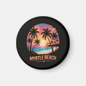 Myrtle Beach Urlaub Surfer Magnet (Vorne)