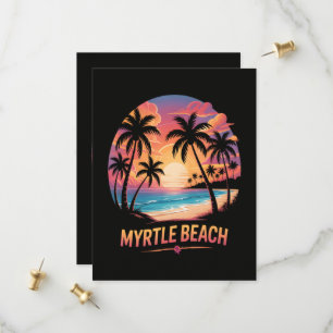 Myrtle Beach Urlaub Surfer Save The Date