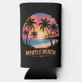 Myrtle Beach Urlaub Surfer  Selters Dosenkühler (Rückseite)