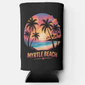 Myrtle Beach Urlaub Surfer  Selters Dosenkühler (Vorderseite)