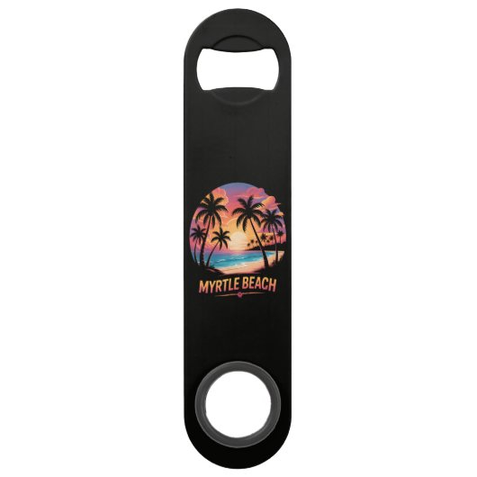 Myrtle Beach Urlaub Surfer Speed Flaschenöffner (Vorderseite)
