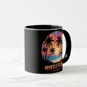 Myrtle Beach Urlaub Surfer Tasse (VorderseiteRechts)