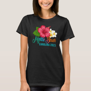 Myrtle Beach Vacation Carolina Tropical Hibiskus F T-Shirt