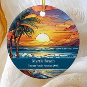 Myrtle Beach Vacation Keramik Ornament
