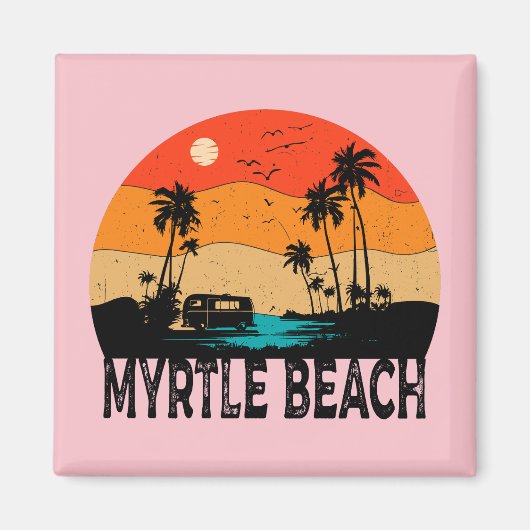 Myrtle Beach Vintage Magnet (Vorne)