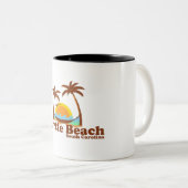 Myrtle Beach. Zweifarbige Tasse (VorderseiteRechts)
