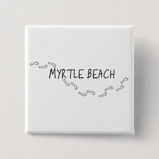 Myrtle- Beachabdrücke Button (Vorderseite)