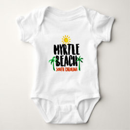 Myrtle- BeachAquarell Baby Strampler