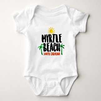Myrtle- BeachAquarell Baby Strampler