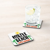 Myrtle- BeachAquarell Getränkeuntersetzer (Rechte Seite)