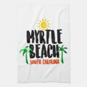 Myrtle- BeachAquarell Handtuch (Vertikal)